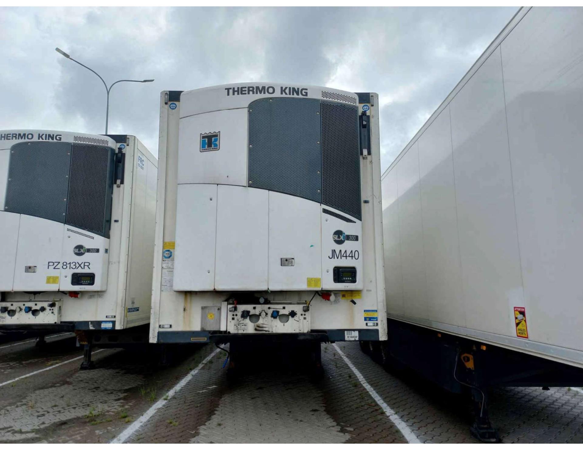 2c69a0413be5d323535325cccdfd684b 2018 Krone SDR Double Deck Cool Liner FP60 ThermoKing SLXi 300 Lifting Axle