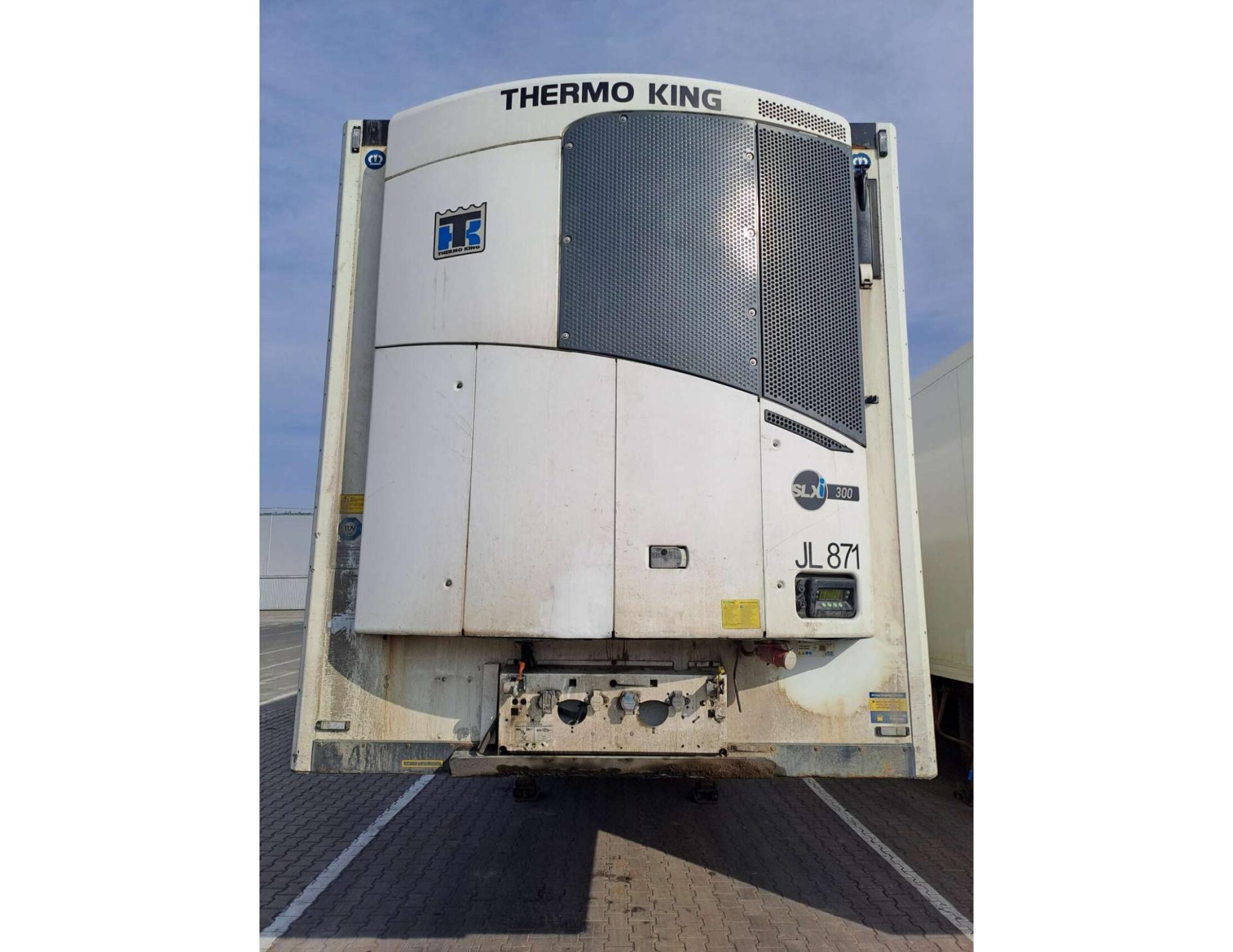 dca6f7a4e0341bb3d7cf7b2f364250d2 2018 Krone SDR Double Deck Cool Liner FP45 ThermoKing SLXi 300 Lifting Axle