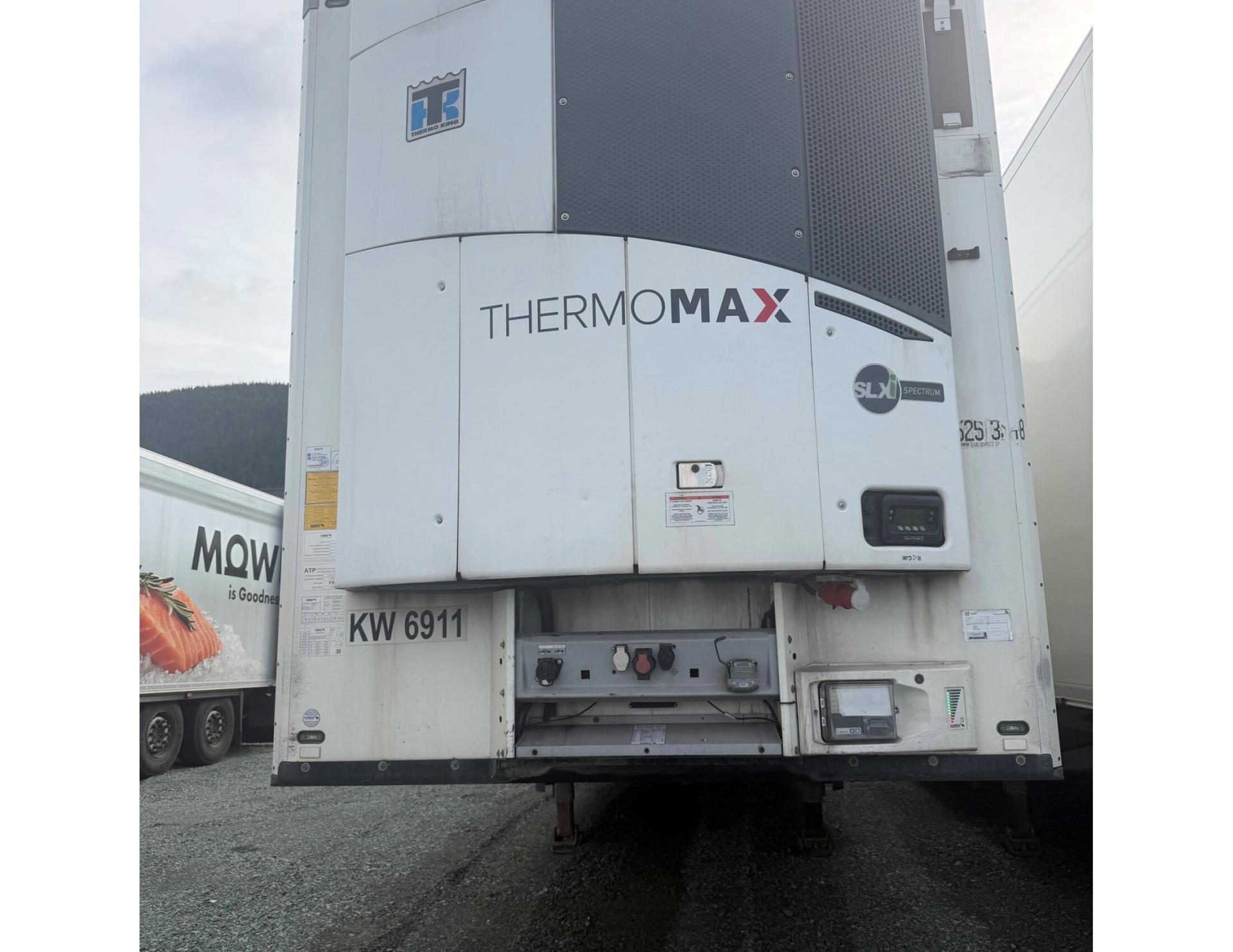 eb994631ffbe0225465ea0e381e5a278 2021 Schmitz Cargobull SKO Double Deck FP 45 ThermoKing SLXi 300 Lifting Axle Multitemp